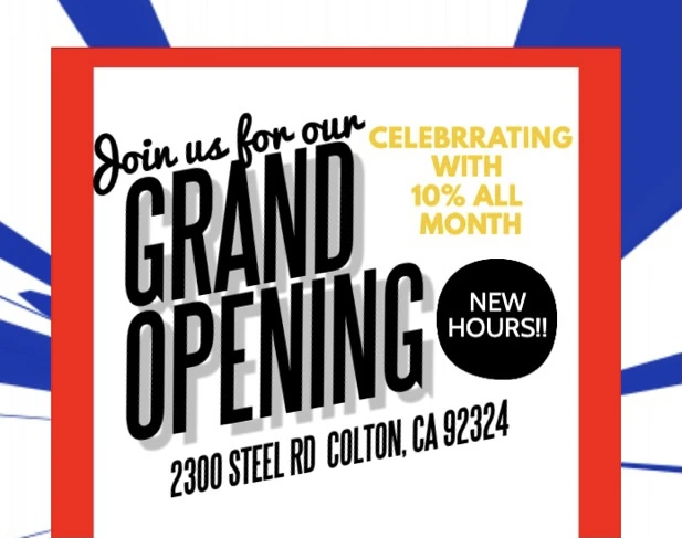 Join us for the grand opening
