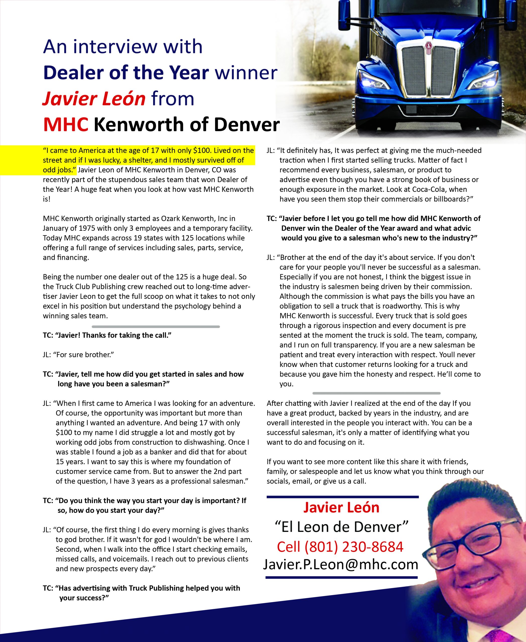 Article Dealer of the Year