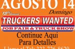 AGOSTO 14, 2022 TRUCKERS JOB FAIR AND TRUCK SHOW