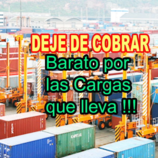 Deje de cobrar barato por las cargas que lleva